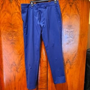 Kenneth Cole Reaction Navy KC Warp Knit Performace Pant 36x30